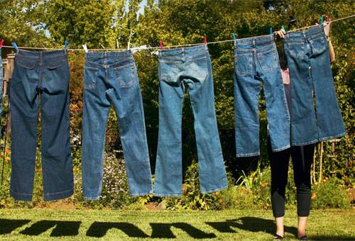 Jeans per asciugare