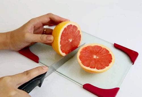 Gehalveerde Grapefruit