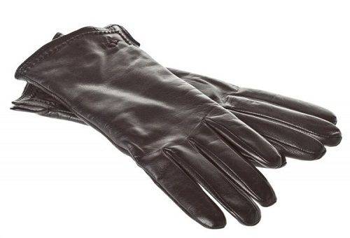 crne kožne rukavice