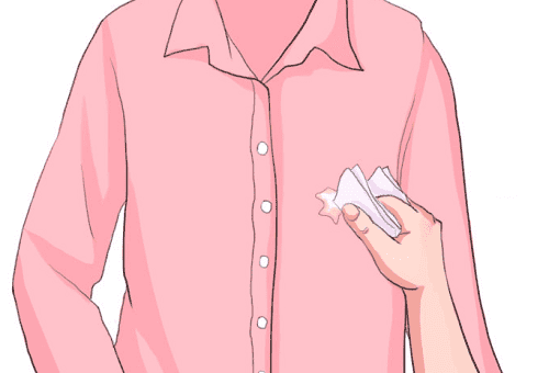 mancha na camisa