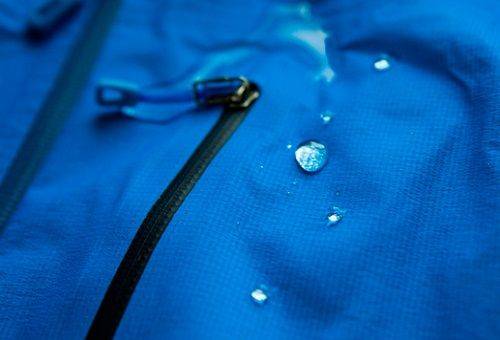 giacca in membrana blu