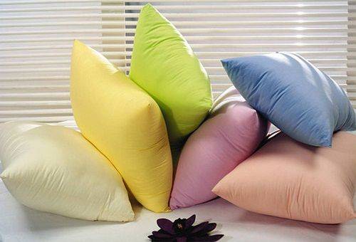 daugiaspalvės pagalvės