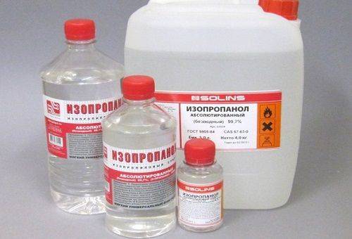 alcohol isopropílico