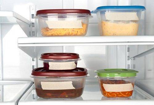 jídlo v lednici