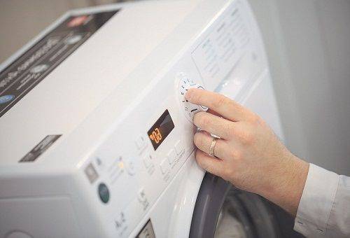 tvättmaskinens driftlägejustering