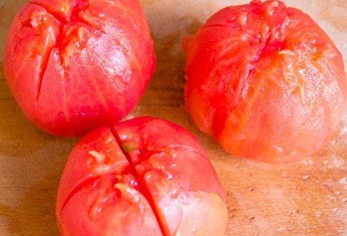 gepelde tomaten
