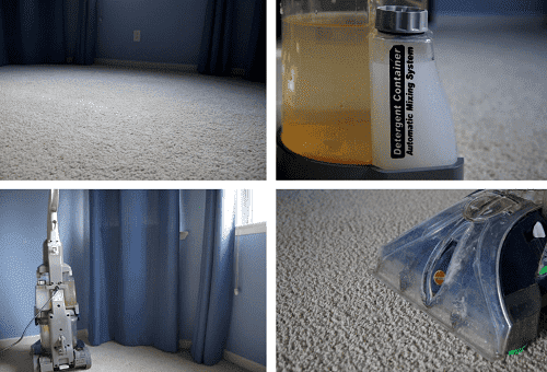 čišćenje tepiha s parnim čistačem