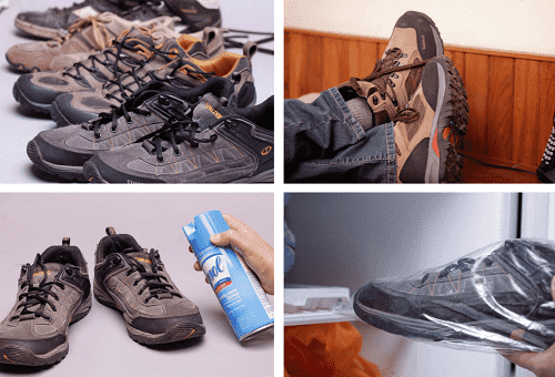 métodos de remoção de odor de sapato