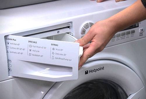 Priprema perilice rublja za pranje