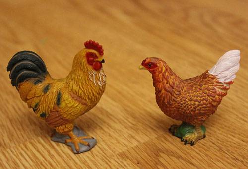 Patung - Ayam dan Ayam