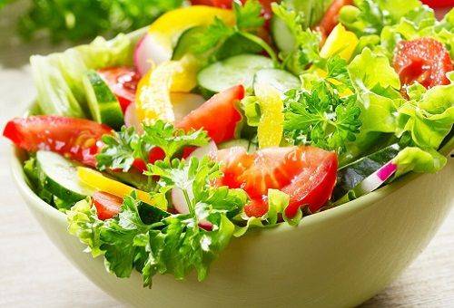 plantaardige salade