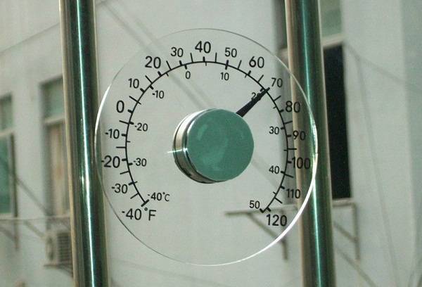 termômetro design redondo