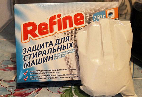 Middelen om de wasmachine tegen kalk te beschermen