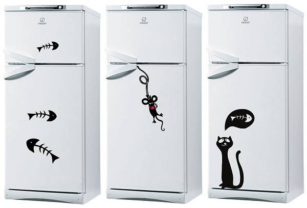 klistermærker køleskabe