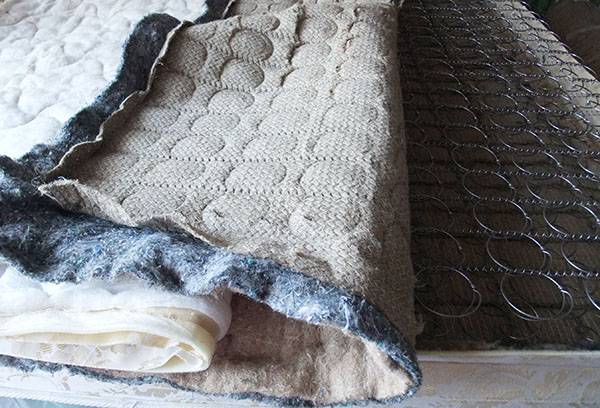 Retirar la tapicería del colchón
