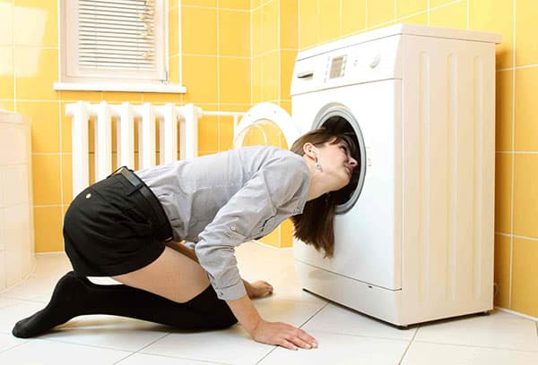 Afbrydelse af vaskemaskine