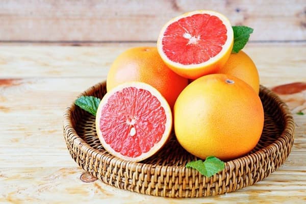 Färska grapefrukt
