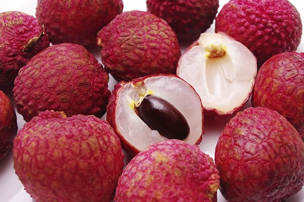 Rijp lychee fruit