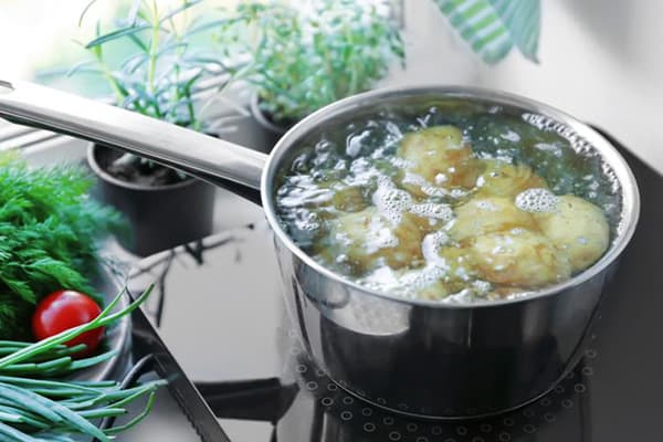 Yeşil patates pişirme