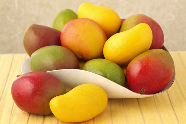 Platta med mango