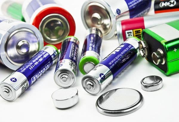 Forskellige batterier