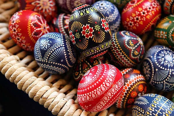 Malovaná velikonoční vajíčka