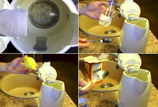 Vi rengör den elektriska vattenkokaren: från diskmaskin till kokning med citronsyra