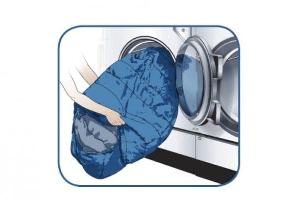 Śpiwór do prania w pralce