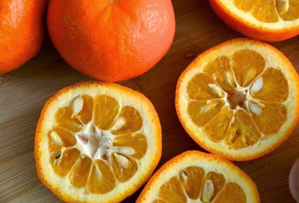 Sinaasappels snijden