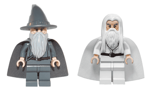 Gandalf Grey و Gandalf أبيض