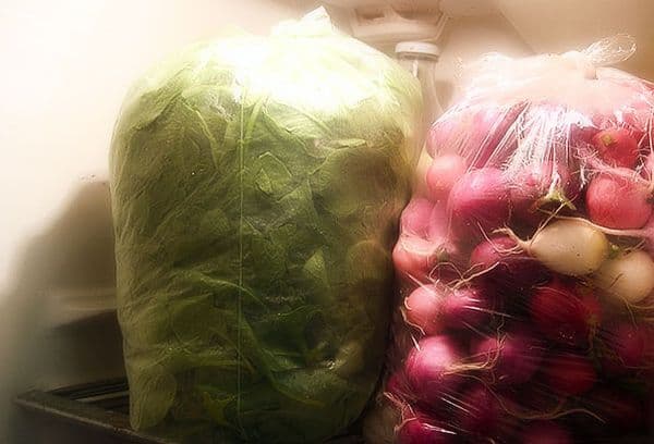 Legumes no congelador