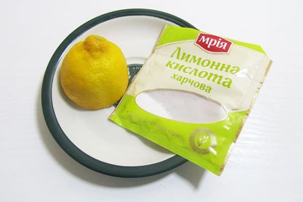 Limón y ácido cítrico