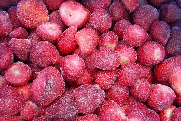 Frosne jordbær