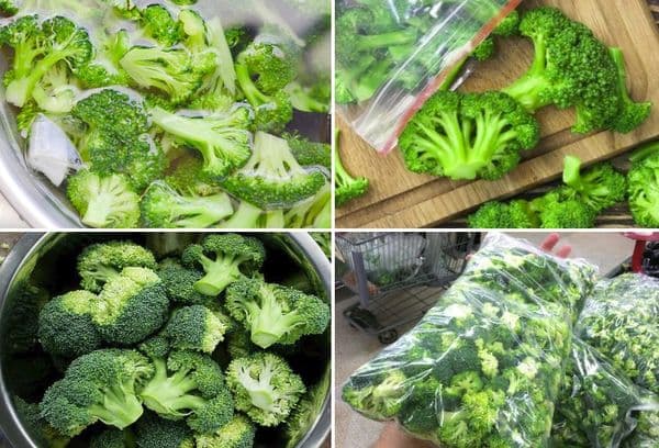 Nag-freeze ng Broccoli