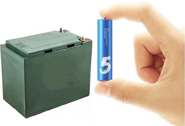 Batterij en batterij