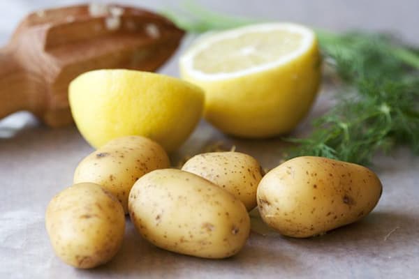 Patatas at lemon