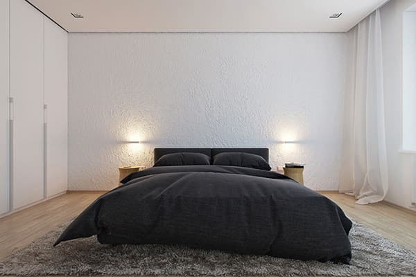 Yatak odasında minimalizm