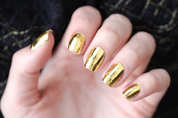 Gouden manicure